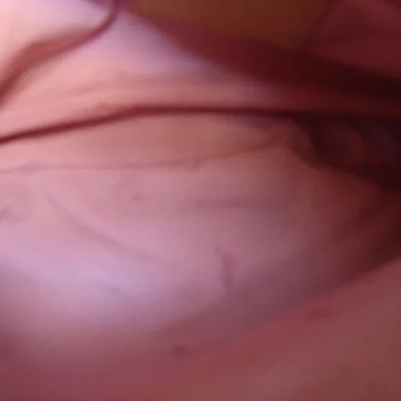 COLE HAAN Classic Creamy Tan Beige Leather Satchel Bag - Picture 7 of 10